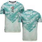 men's & kids Portugal National Soccer Team Uniform Blank Jersey Away Stadium 2026 White Activewear