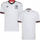 men's & kids Mexico Soccer Team Uniform Away 2026 Blank Jersey White Activewear