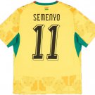 adult unisex Ghana National Soccer Uniform 11 Antoine Semenyo Jersey Away Stadium 2026 Activewear