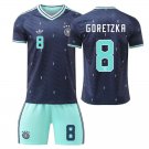 men's & kids Germany Soccer Team Uniform suit 8 Leon Goretzka Jersey set 2026 Away Activewear kit