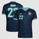 men's & kids Germany National Soccer Team Uniform 22 Raum Jersey Away Stadium 2026 Navy Activewear