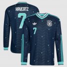 adult unisex Germany National Team Soccer Uniform 7 Kai Havertz Jersey Away 2026 Navy Long-Sleeve