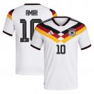men's & kids Germany National Soccer Uniform 10 Nadiem Amiri Jersey Home 2026 White Activewear