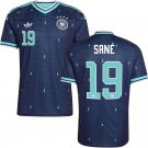 men's & kids Germany National Soccer Uniform 19 Leroy Sané Jersey Away Stadium 2026 Navy Activewear