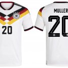 men's & kids Germany National Soccer Uniform 20 Thomas Muller Jersey Home 2026 White Activewear