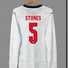 adult unisex England National Soccer Uniform 5 John Stones Jersey Home Stadium 2026 Long-Sleeve