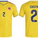 men's & kids Colombia National Soccer Uniform 2 Cuesta Jersey Home Stadium 2026 Yellow Activewear