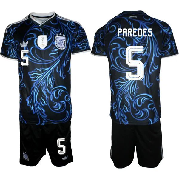 men's & kids Argentina Soccer Uniform suit 5 Leandro Paredes Jersey set 2026 Away Activewear kit