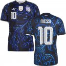 men's & kids Argentina National Soccer Uniform 10 Lionel Messi Jersey Away 2026 Black Activewear