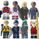10pcs Suicide Squad Custom Minifigures Building Blocks Bricks Movie Marvel DC Super Heroes