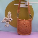 Handmade Togo Leather Nano Bag - 7cm