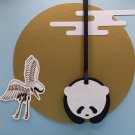 Handbag Leather Panda Charm
