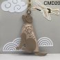 Handmade Leather Handbag Charm / Key Chain - Labrador Dog