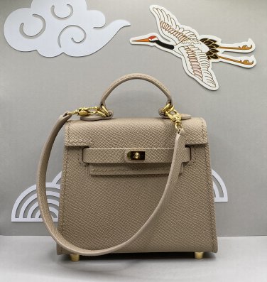 Handmade Epsom Leather Nano Bag - 11cm