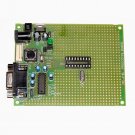 PIC Microchip PIC-P18 prototype board with components - ICD2, PICkit2, JDM...