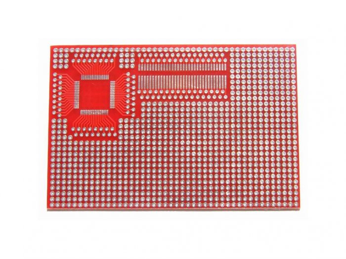 2 layers TQFP TQFP64 SOIC SMT prototype board ATMEL PIC.