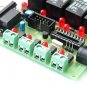 AVR-I/O IO DEVELOPMENT BOARD WITH 4 OPTOISOLATED INPUTS AND 4 RELAY OUTPUTS.