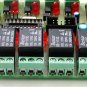 AVR-I/O IO DEVELOPMENT BOARD WITH 4 OPTOISOLATED INPUTS AND 4 RELAY OUTPUTS.