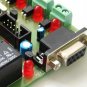 AVR-I/O IO DEVELOPMENT BOARD WITH 4 OPTOISOLATED INPUTS AND 4 RELAY OUTPUTS.
