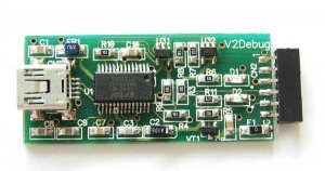 V2 debug module: programming debugging FTDI USB VNC2 chips (for USB flash drive)