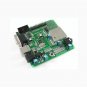 AT90USB162 ATMEL AVR board ISP USB joystick audio SD card RS232 LEDs AT90USB