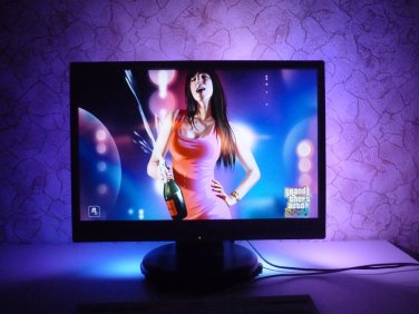 Lightpack with 30 LEDs strip - USB ambilight LED backlight for PC monitor