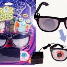 Glasses with luminous eyes