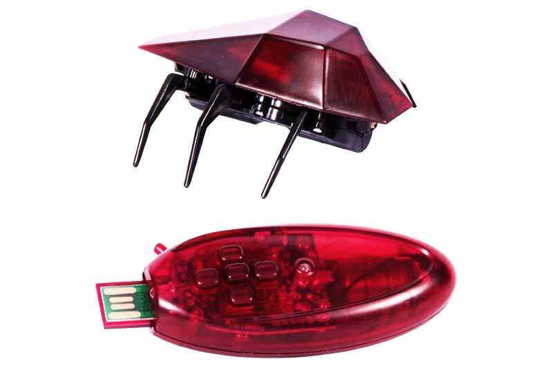 SKITERBOT faster than a cockroach, control from a smartphone