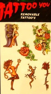 Body tattoos for 4 packs