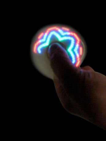 Fidget spinner with 3D image for 3 pieces