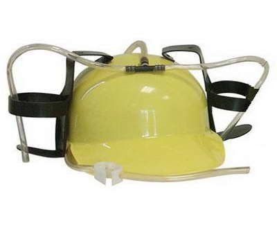 Beer helmet yellow