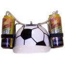Helmet with support for cans Football