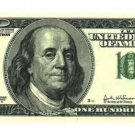 Set of 100 dollars stickers 20 pcs