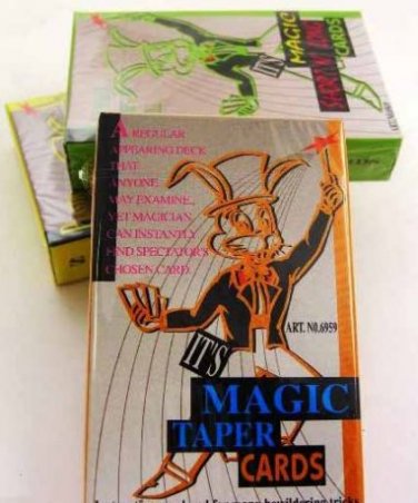 Tapering cards