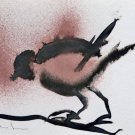 Christmas Birds 2 - original painting - 15x21 cm