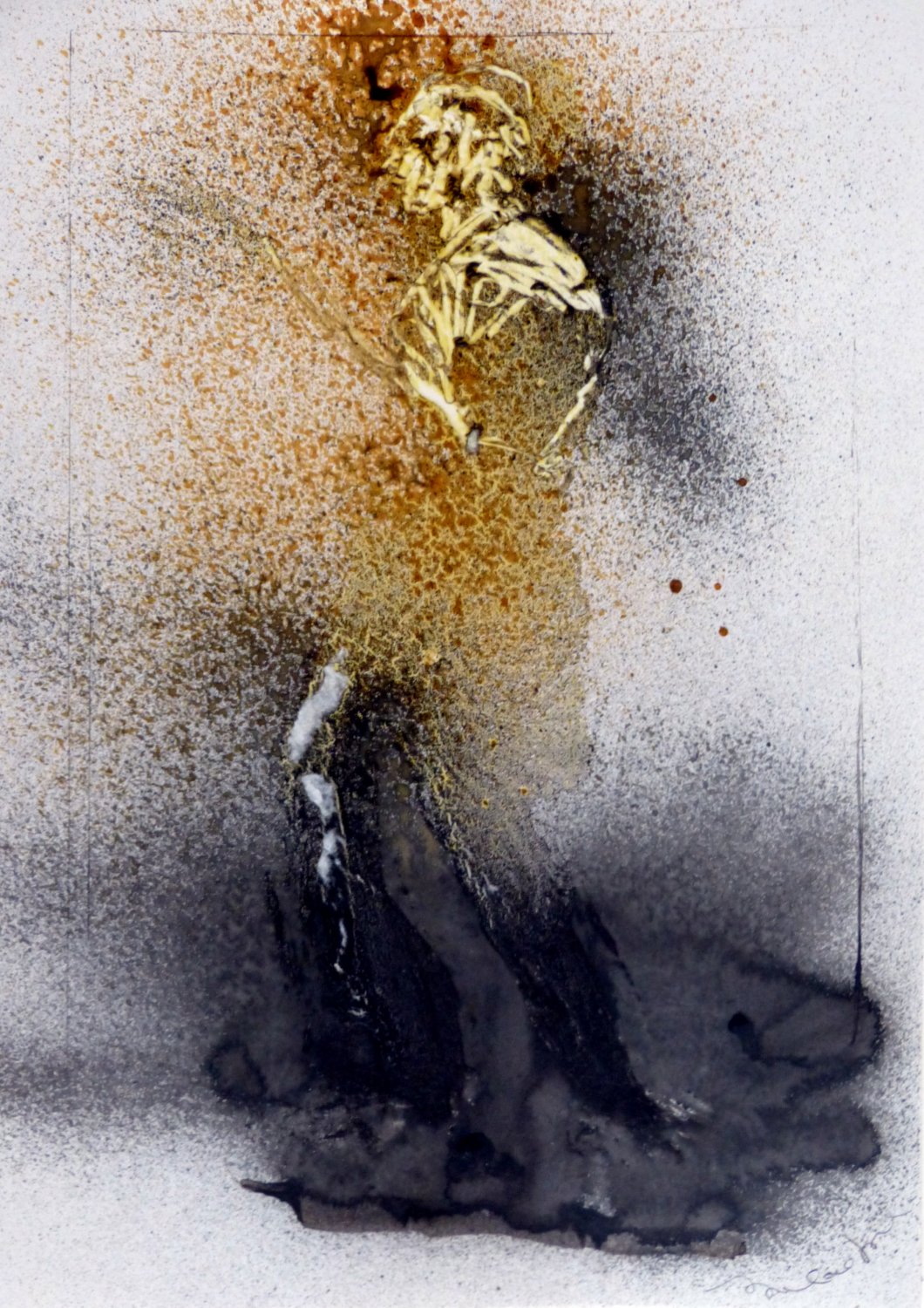 The Ghost 1 - original painting - 21x29 cm