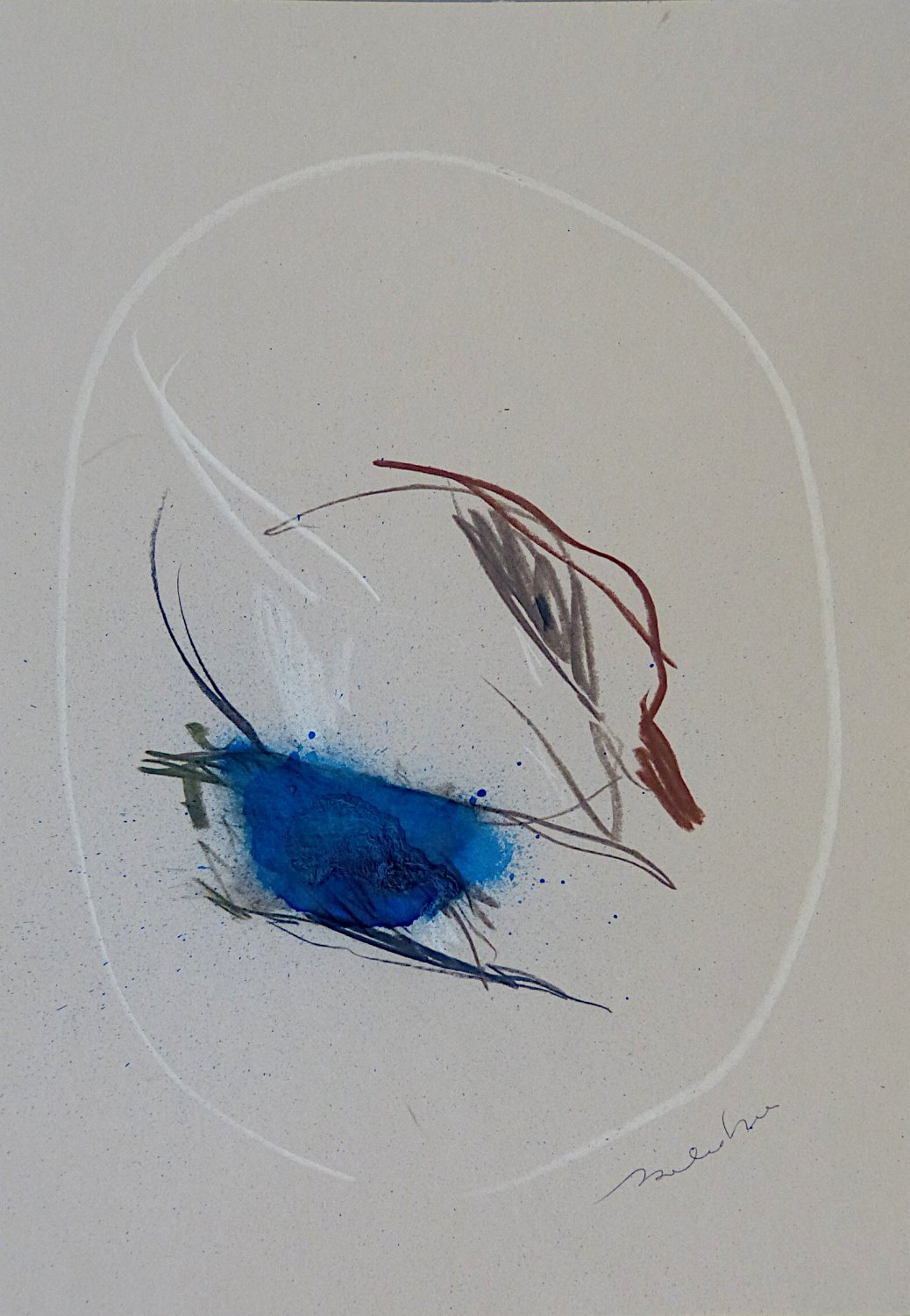 #50 - Birds - original drawing 29x21 cm