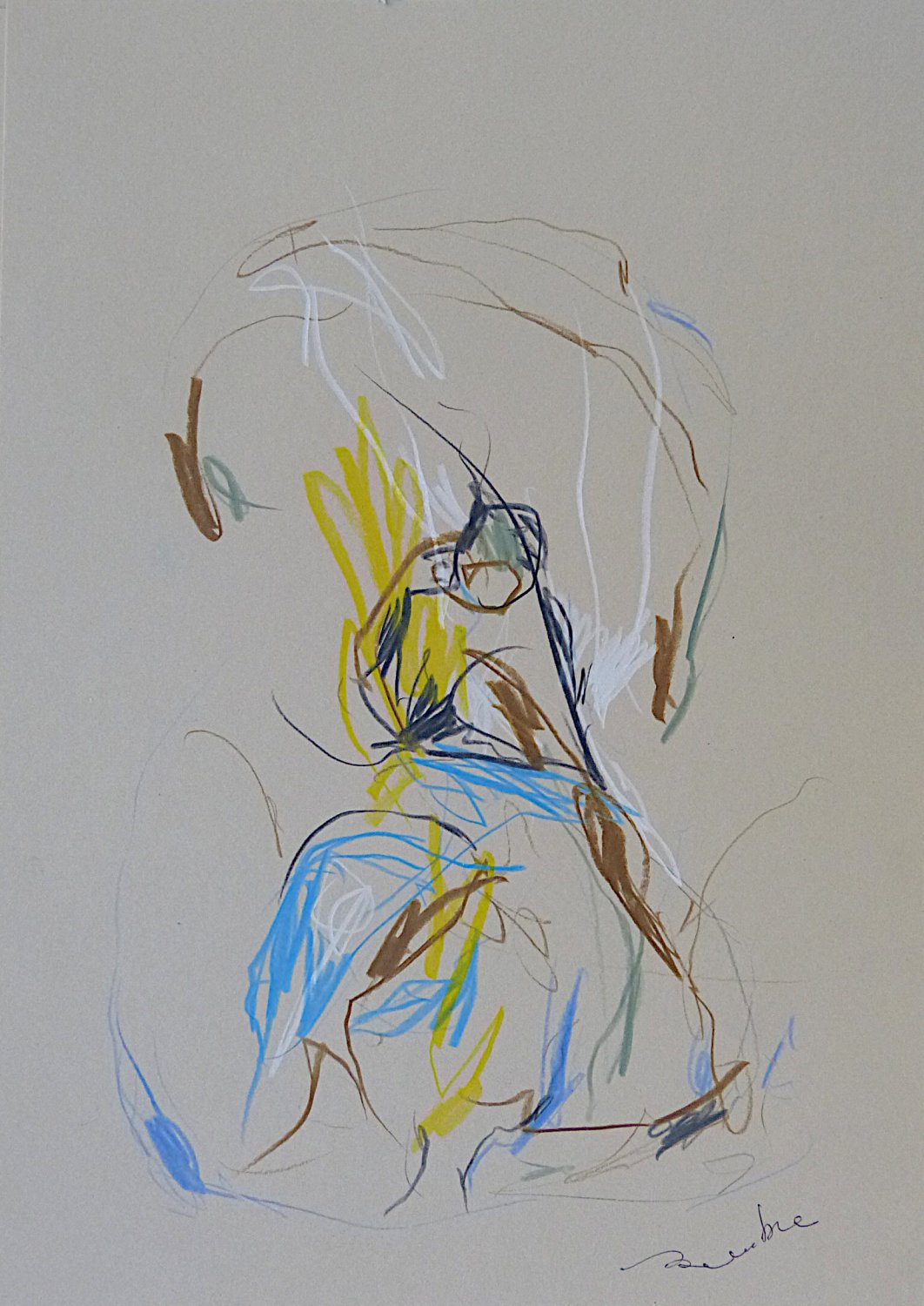 #53 - The Woman - original drawing 29x21 cm