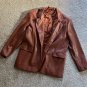 Blank NYC Brown Leather Blazer",