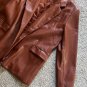 Blank NYC Brown Leather Blazer",