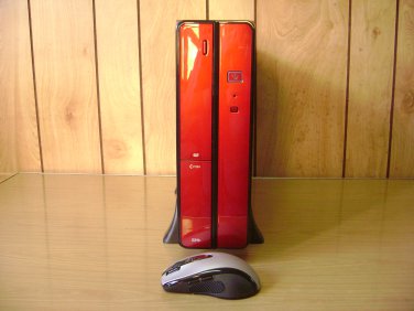 Small Slim Red Desktop I3-3240 3.4GHZ GTX750 8GB 256GB SSD WIN10 1 year warranty