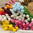 10 x Artificial Tulip Flowers Home Office Room Decor Ornament Wedding Bouquet Party