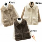Women Sherpa Fleece Waistcoat Vest Jacket Sleeveless Coat Winter Button Pockets Cold Weather Warm