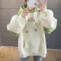 Women Color Block Hoodie Kangaroo Pockets Jacket Loose Coat Jumper Winter Autumn Spring