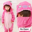 Kids Children Bear Romper Costume Flannel Hooded Onesies Sleepwear Outfits Pajamas One Piece Cute