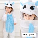 Horn Romper Kids Girls Boys Baby Costume Animal Children Kigurumi Onesies Outfits Pajamas Jumpsuit