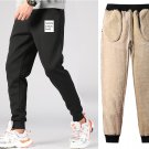 Two Pairs Men Athletic Pants Sherpa Lined Sweatpants Active Winter Fleece Trousers Running Jogger