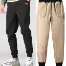 2x Thermal Athletic Pants Men Sherpa Lined Sweatpants Active Winter Fleece Trousers Outdoor Driving