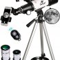 70mm Aperture 400mm AZ Mount Astronomical Refracting Telescope for Kids Beginners