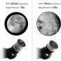70mm Aperture 400mm AZ Mount Astronomical Refracting Telescope for Kids Beginners